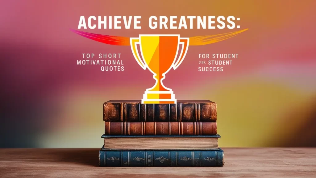 Achieve Greatness: Top Short Motivational Quotes for Student Success